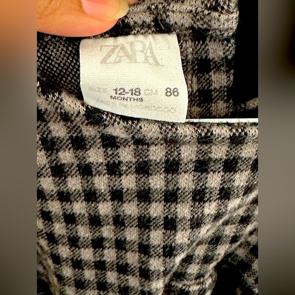Zara girls plaid dress. Size 12-18month. Great condition! - Picture 3 of 3